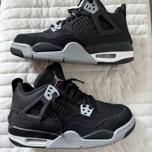 Nike Air Jordan 4‎ Retro GS Canvas Shoes DV0553-006 Size 5.5Y/7W Womens With Box